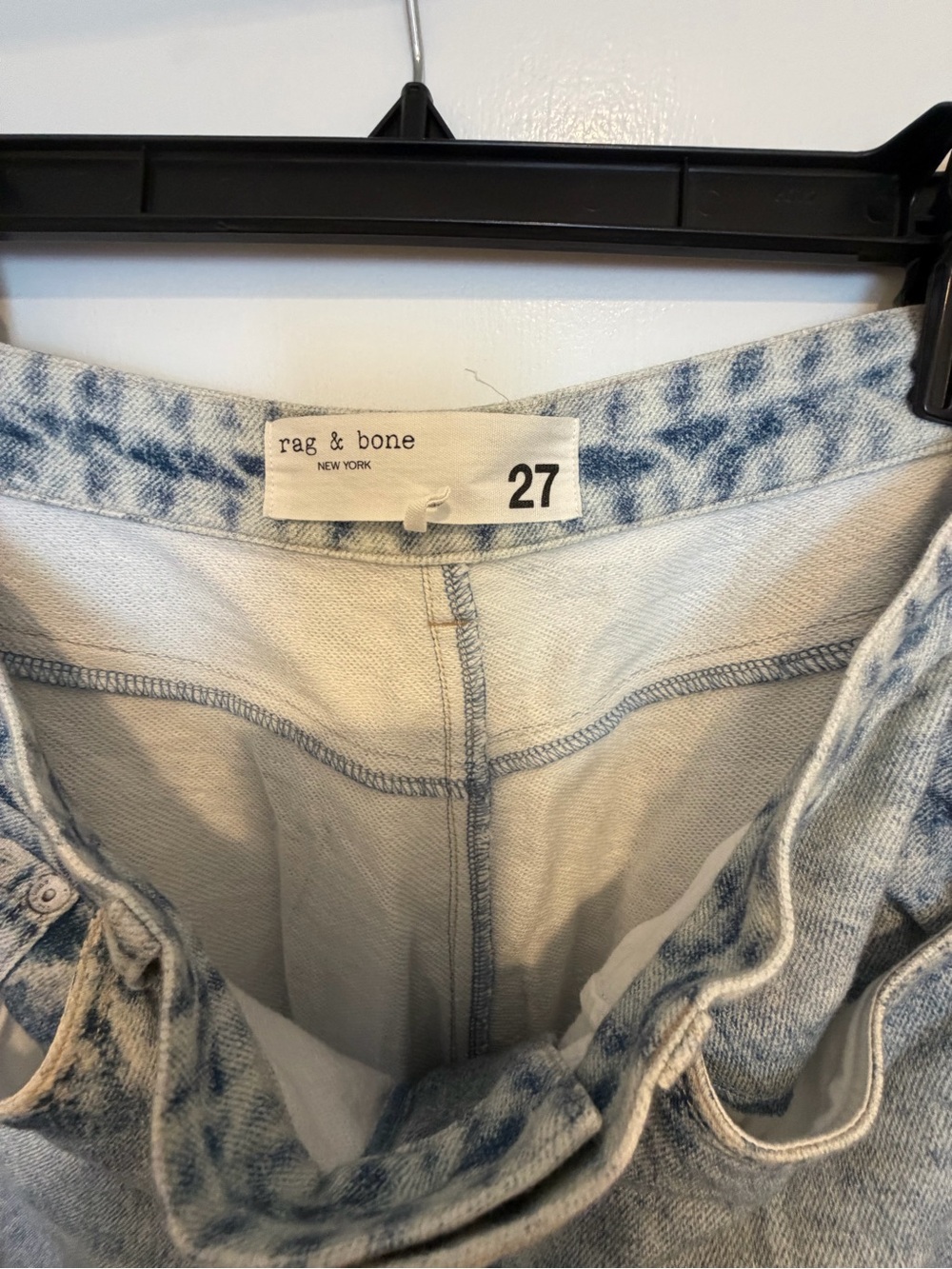 rag & bone Light Acid Wash Blue High-Rise Women's Jeans